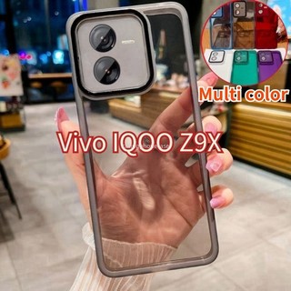  Ốp Cho Vivo IQOO z9x IQOO z9 z9 Turbo z9x z9 z9Turbo 2024 Trong Suốt Mềm Mại Thời Trang Vỏ Điện Thoại Full Mạ Ống Kính Bảo Vệ Camera Ốp Lưng Chống Sốc 
