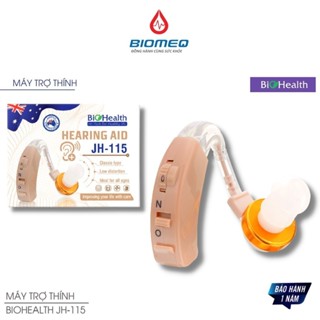 Máy trợ thính đeo tai không dây BioHealth JH-115 tai nghe trợ thính khuyếch đại âm tiên tiến giảm ồn tốt