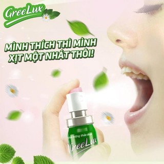  Greelux - Xịt thơm miệng thảo dược ( Lọ 12 ml)