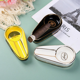 New Product#Cigar Ashtray Ceramic Ashtray Creative Portable Cigar Ashtray Smoking Set Cigar Accessories4wu