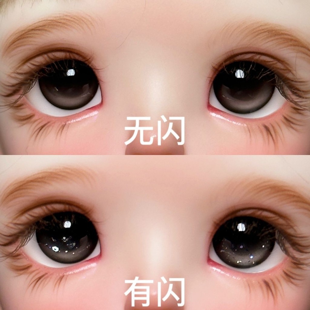 Bjd1 / 6,1 / 4 Nhựa Mắt Thạch Cao Hạt Mắt Búp Bê Giả Kính Mắt