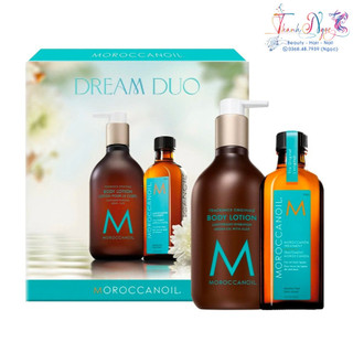 Bộ đôi Moroccanoil Dream DUO sản phẩm tinh dầu dưỡng tóc và Moroccanoil - TN