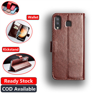 Samsung Galaxy A8 Star A9 SM-G885F G8850 G885Y G885S G8858 Ví da cổ điển cổ điển Folio Case Flip Notebook Style Cover có khe cắm thẻ chân đế đóng cửa từ tính