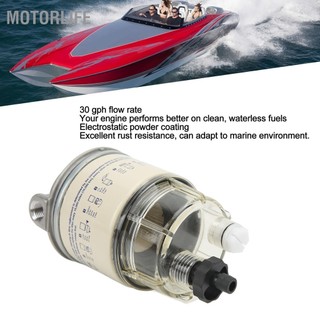 Motorlife Bộ tách nước nhiên liệu 30 GPH R12T 10 Micron Xếp hạng bộ lọc Sơn tĩnh điện cho tàu cao tốc