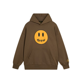  ❤❀  Hàng có sẵn  ❤ Plus Size Drew House Có Mũ Trùm Đầu In Thời Trang Dài Tay Cotton Cặp Đôi Áo Hoodie Unisex 