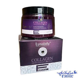 Hấp phục hồi tóc hư tổn Lusstaly Collagen Vitamin E Mask 500ml - MK