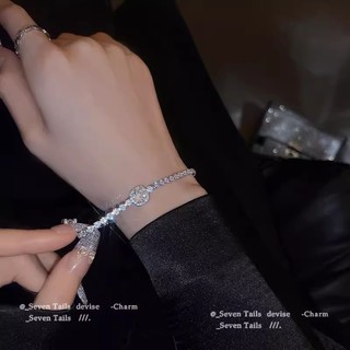 2024 Phiên Bản Hàn Quốc Tính Khí Vòng Tay Zircon Kẻ Sọc Micro Bé Gái Niche Kéo Ra Vòng Tay Có Thể Điều Chỉnh Độc Đáo Đơn Giản Vòng Tay Cao Cấp 20013