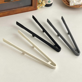 HERA White Food Tongs Silicone Steak Tongs BBQ Kitchenware
