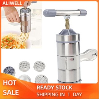 HEEPDD Nhà bếp Máy làm mì ống Máy làm mì bằng thép không gỉ có thể điều chỉnh để nấu ăn