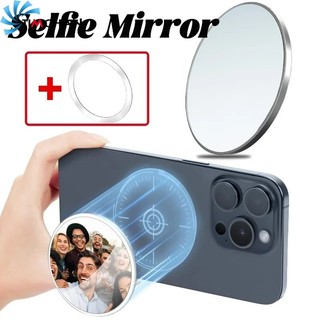 Gương Camera sau điện thoại - Gương Selfie từ tính cho điện thoại - Phụ kiện chụp ảnh - Dành cho Video, phát trực tiếp, Vlog - Có thể tháo rời, di động, cho tất cả các điện thoại di động