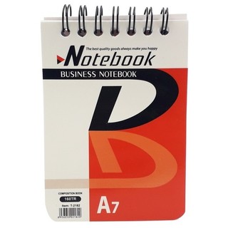 Sổ lò xo business a7 160 trang toppoint t-2182 - màu cam