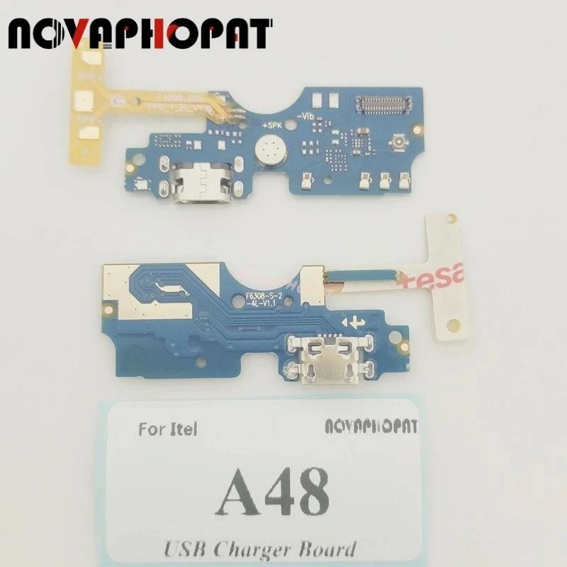 Novaphopat Cho Itel A48 L6006 USB Dock Cổng Sạc Cắm Jack Micro MIC Flex Cáp Sạc Ban