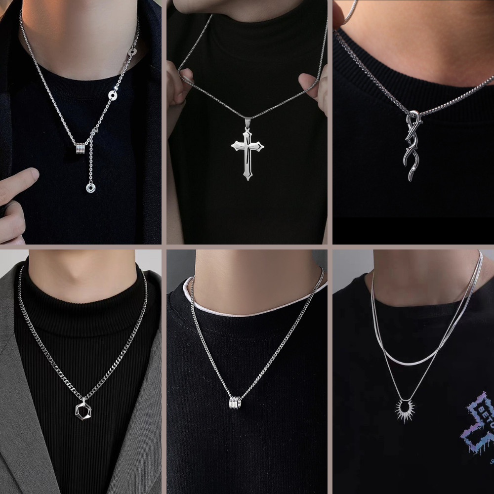 Vòng Cổ Layer Titan Nam Nữ – Dây Chuyền Layer Basic Phối Outfit Đi Chơi, Đi Tiệc