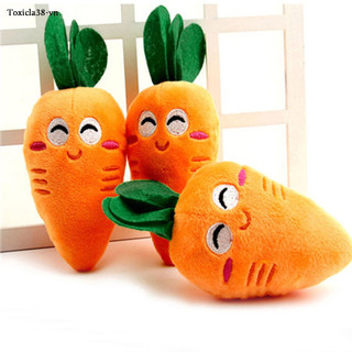 Đồ chơi cà rốt nhồi bông phát ra âm thanh vui nhộn dành cho thú cưng
