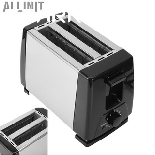 Allinit 650-850W Automatic Bread Toaster Baking Breakfast Machine Stainless Steel 2 Cooking EU Plug 220 - 240V