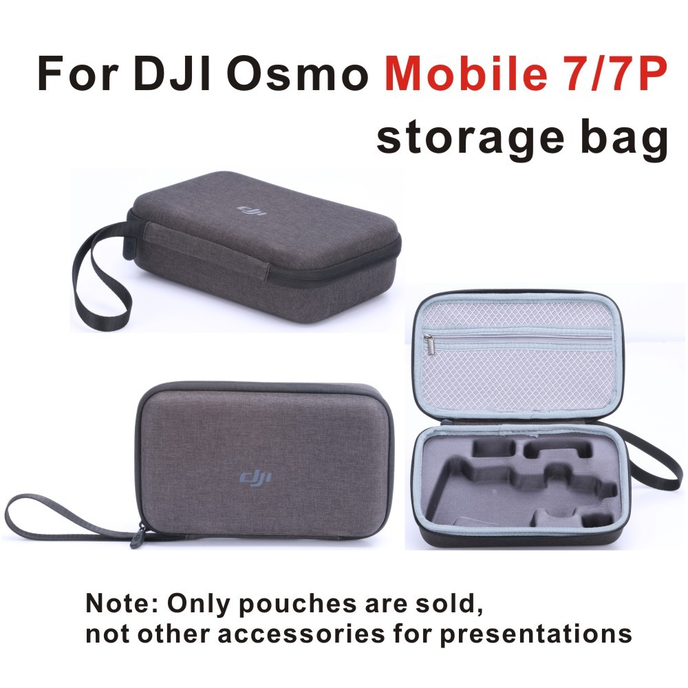 Tương thích với túi DJI Osmo Mobile 7 / 7P, vỏ bảo vệ OM7, vỏ phụ kiện gimbal và ly hợp