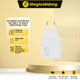 Bộ Adapter Sạc 67W kèm cáp Type C 1m Xiaomi HyperCharge