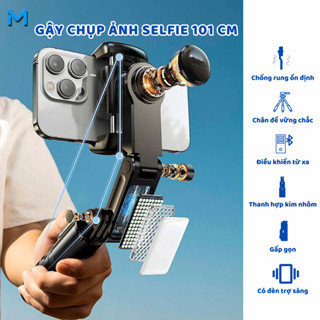 Gimbal tự cân bằng Q31 gậy tự sướng cho điện thoại di động mới, 3 chế độ ánh sáng có thể điều chỉnh, chụp ảnh Bluetooth