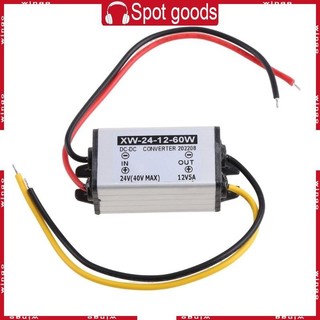 Godd Chống Thấm Nước Cho DC 24V Bước Lên Đến 12V 5A 60W Điện Áp Cho Bộ Chuyển Đổi Bộ Điều Chỉnh Biến Áp Nguồn Điện Cho Xe Tải
