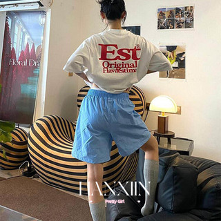 HANXIN áo phông áo thun nữ croptop baby tee Minimalist thời trang Trendy Phong cách WCS2440NOJ 16Z240415