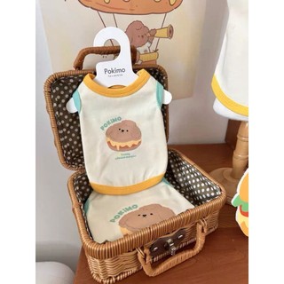 Quần áo thú cưng mùa hè Chó Teddy Bichon Maltese Yorkshire Cat Pet Mỏng Dễ thương Chống rụng