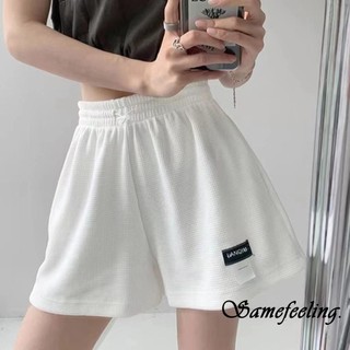 Sf-nữ Thời Trang Quần Short Ống Rộng Miếng Dán Co Giãn Cao Cấp Rời Quần Ngắn Mùa Hè Thể Thao Thường Ngày Quần Short Phòng Chờ Quần Short