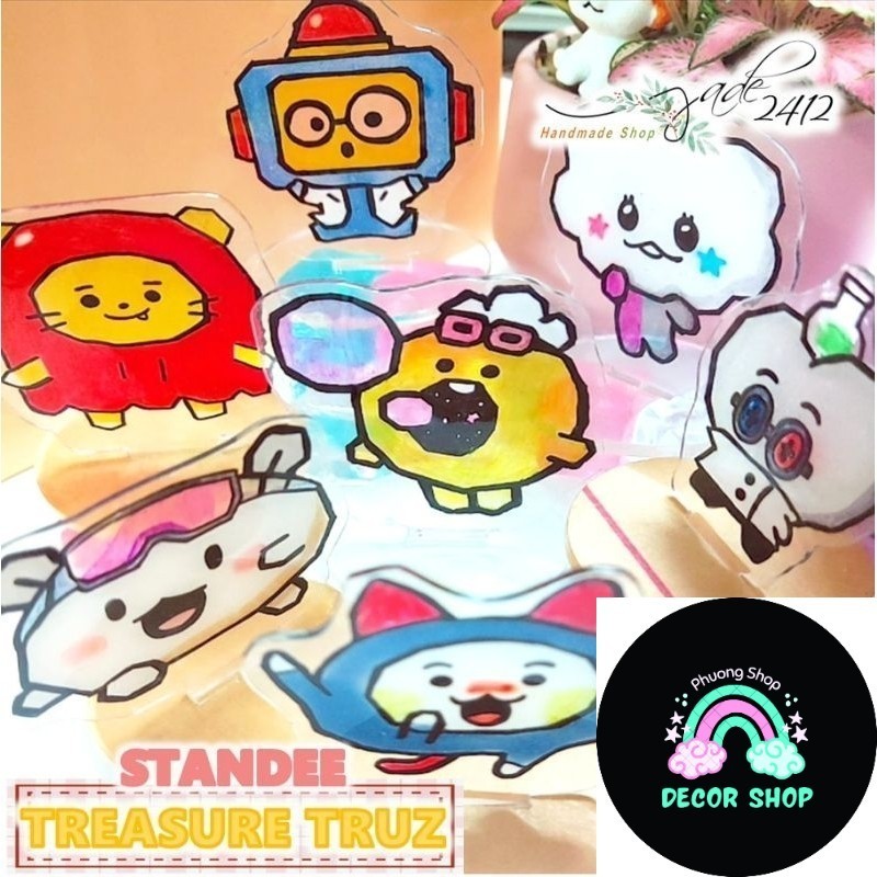 [Siêu Rẻ] STANDEE HANDMADE - TREASURE TRUZ