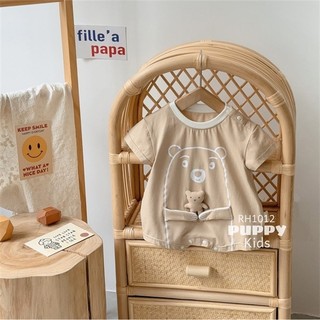 Bộ đồ liền thân dành cho em bé Romper Gấu ôm Gấu.