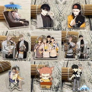 ☆FKILLA☆ Anime 19 Days Keychain Chuỗi chìa khóa dễ thương Người giữ chìa khóa thanh niên Phim hoạt hình Hình cổ đại Xian Hetian Jian Yi Mặt dây chuyền trang sức