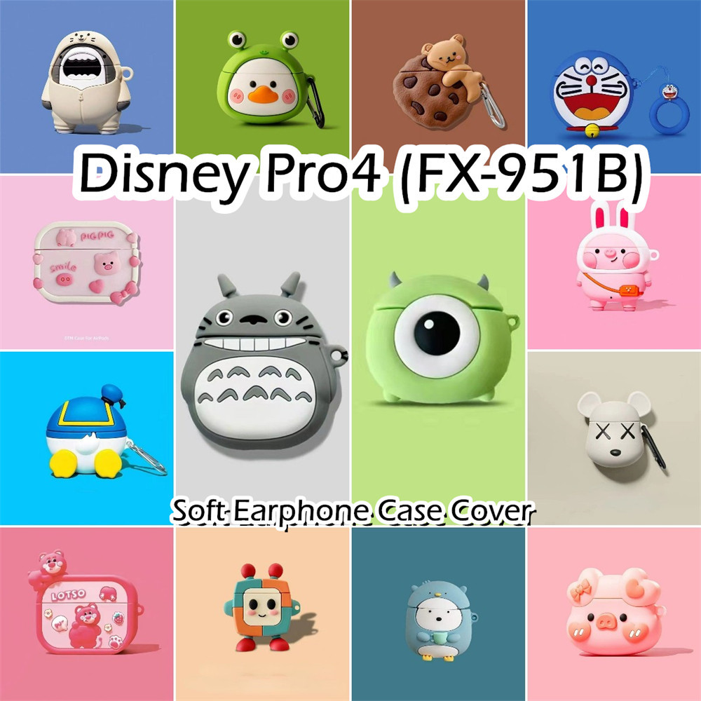 [Còn hàng] Dành cho Ốp lưng Disney Pro4 (FX-951B) Phim hoạt hình ngộ nghĩnh tạo kiểu Vỏ tai nghe sil