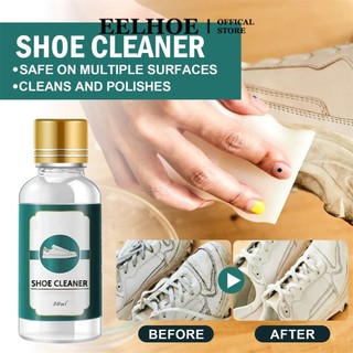 Eelhoe 30ml trắng giày lau vết trầy xước dụng cụ vệ sinh giày da giày lau dụng cụ vệ sinh gia đình miiki_vn