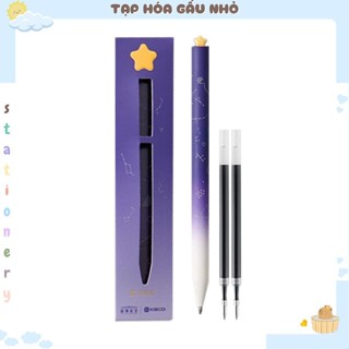  Bộ bút gel KACO GALAXY K1055 gồm 1 bút + 2 ngòi 0.5mm mực đen Bút KacoGreen Cao Cấp  Taphoagaunho  