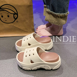 INDIE dép nữ dép bánh mì  2024 HOTSALE Giày lỗ bánh mì dễ thương Nổi bật Đẳng cấp Dễ dàng phối đồ Đa dụng FDL2440NZ9 20Z240516