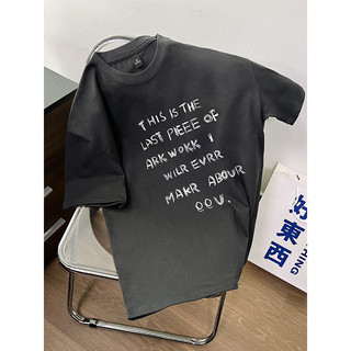 Fashmily Hàng có sẵn 100% Cotton Áo thun nữ tay ngắn Cặp đôi Hàn Quốc Baju Oversize Nam dáng rộng Tee