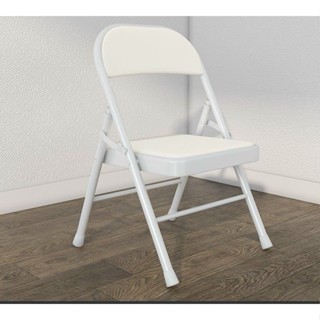 Ghế Gấp Decor Phòng Ghế Gấp Gọn Văn Phòng Ghế Đệm Tựa Lưng Bọc Da Êm Ái Khung Thép Sơn Tĩnh Điện