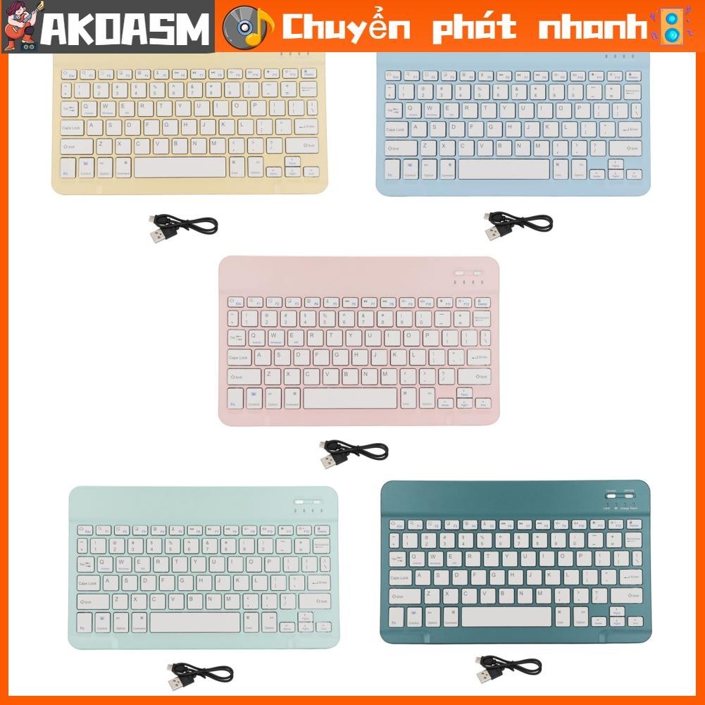 AKOASM Chức năng khóa màn hình không dây Di động nhỏ Kết nối ổn định Tuổi thọ pin dài Bàn phím mini cho PC