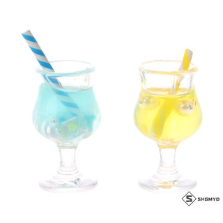 Shgd > 2 Chiếc Mini Dạ Quang Ly Uống Giả Vờ Chơi Mini Thực Phẩm Búp Bê Phụ Kiện Nhà Búp Bê Mới