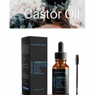 Castor Oil Eyelash Growth Mascara 10ml Natural Eyelash Essence & Serum skin care eyebrow growth serum