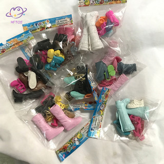 Hftoy 5 đôi giày búp bê cho búp bê quái vật giày cao gót 29cm búp bê phụ kiện đồ chơi ~