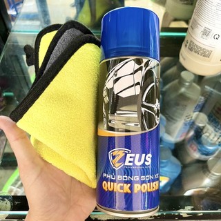  Chai Xịt Phủ Bóng Sơn Xe Máy Dàn Áo ZEUS Xịt Phủ Dưỡng Bóng Dàn Áo làm mới Xe Máy Ô Tô giúp xe bóng sá 
