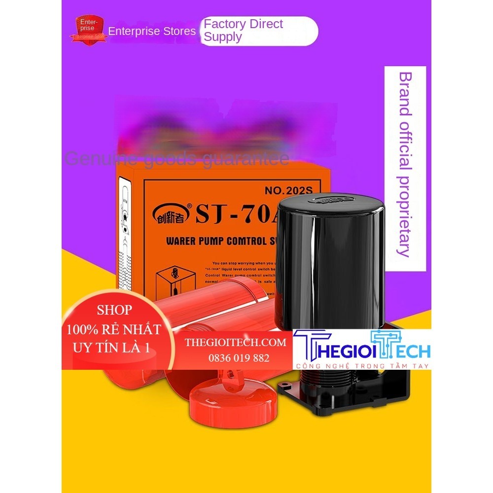 AB70 Công Tắc Điện Thương Hiệu Radar, Nhà Sáng Tạo, Bộ Điều Khiển Mực Nước Mức Chất Lỏng Tự Động, Máy Bơm Nước,Tháp Nước - Phụ kiện rời