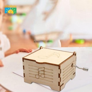 Chalisia diy gỗ xếp hình hộp nhạc đồ chơi giáo dục phát triển kỹ năng giảng dạy đồ chơi đồ chơi diy 3d xếp hình cho trẻ em bé trai bé gái