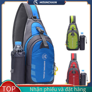 Mounchain Nam Nữ Túi Đeo Vai Ngoài Trời Đa Năng Ngực Ba Lô Để Đi Bộ Đường Dài Leo Núi Tập Thể Dục