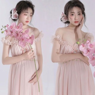 Phong Cách Mới Photo Studio Quần Áo Bà Bầu Phụ Nữ Mang Thai Ảnh Phụ Nữ Mang Thai Đầu Xuân Phalaenopsis Phụ Nữ Mang Thai Hình Ảnh Tươi Mang Thai Mẹ Chuông Lớn