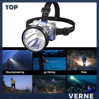 Đèn pha cắm trại LED Hiển thị mức pin Đèn pin chống nước IPX4