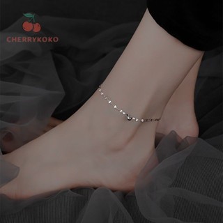 💞Cherry💞 Lắc Chân Đính Quả Cầu May Mắn Đơn Giản Quyến Rũ Phong Cách Hàn Quốc Dành Cho Nữ