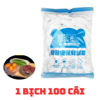 màng bọc thực phẩm PE túi gấu có chun bọc đồ ăn co giãn