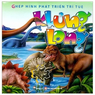 Sách - ghép hình phát triển trí tuệ - khủng long
