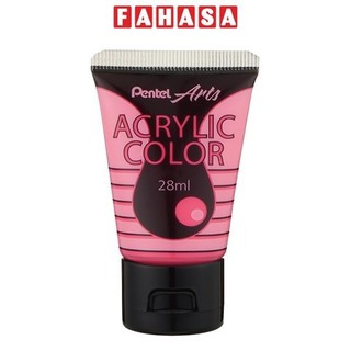 Tuýp màu vẽ acrylic pentel 28ml wa2-t83 - fluorescent pink
