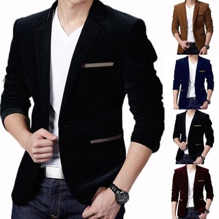 Nam Nam Trang Trọng Blazer Tuxedo Áo Blazer Công Sở Áo Khoác Trang Trọng